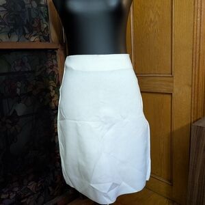 DKNY White Pencil Skirt